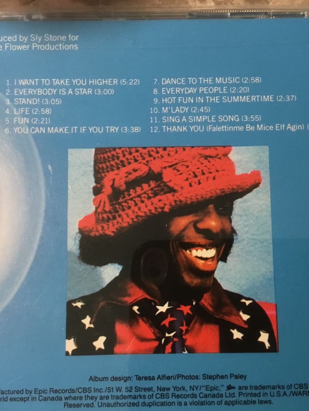 Sly & The Family Stones Greatest Hits CD NICE! - Picture 3 of 3